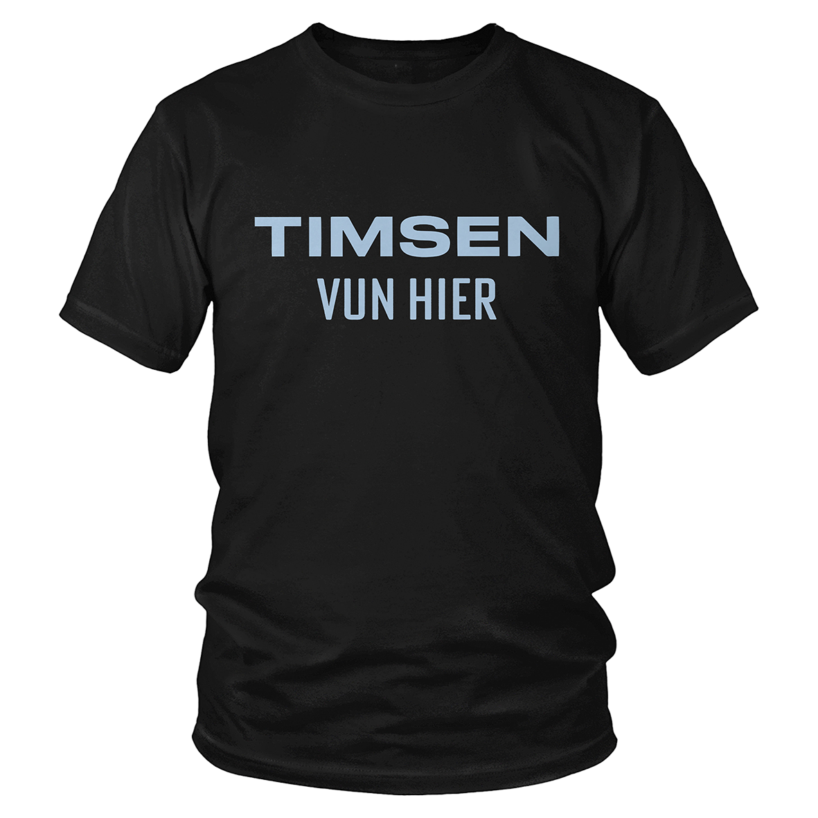 Timsen Unisex T-Shirt 'Vun Hier'