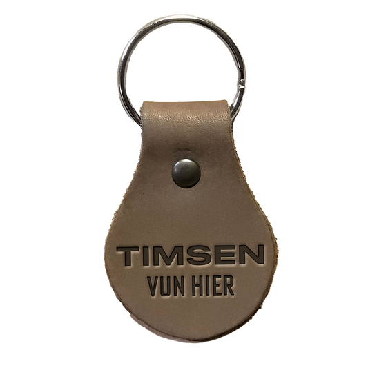 Timsen Schlüsselanhänger 'Vun Hier'